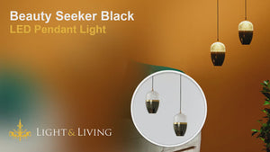 Beauty Seeker Black LED Pendant Light Video