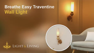 Breathe Easy Traventine Wall Light Video