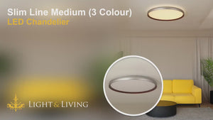 Slim Line Medium (3 Colour) LED Chandelier Video