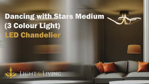 Dancing with Stars Medium (3 Colour Light) LED Chandelier Video