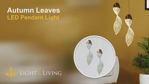 Autumn Leaves LED Pendant Light Video