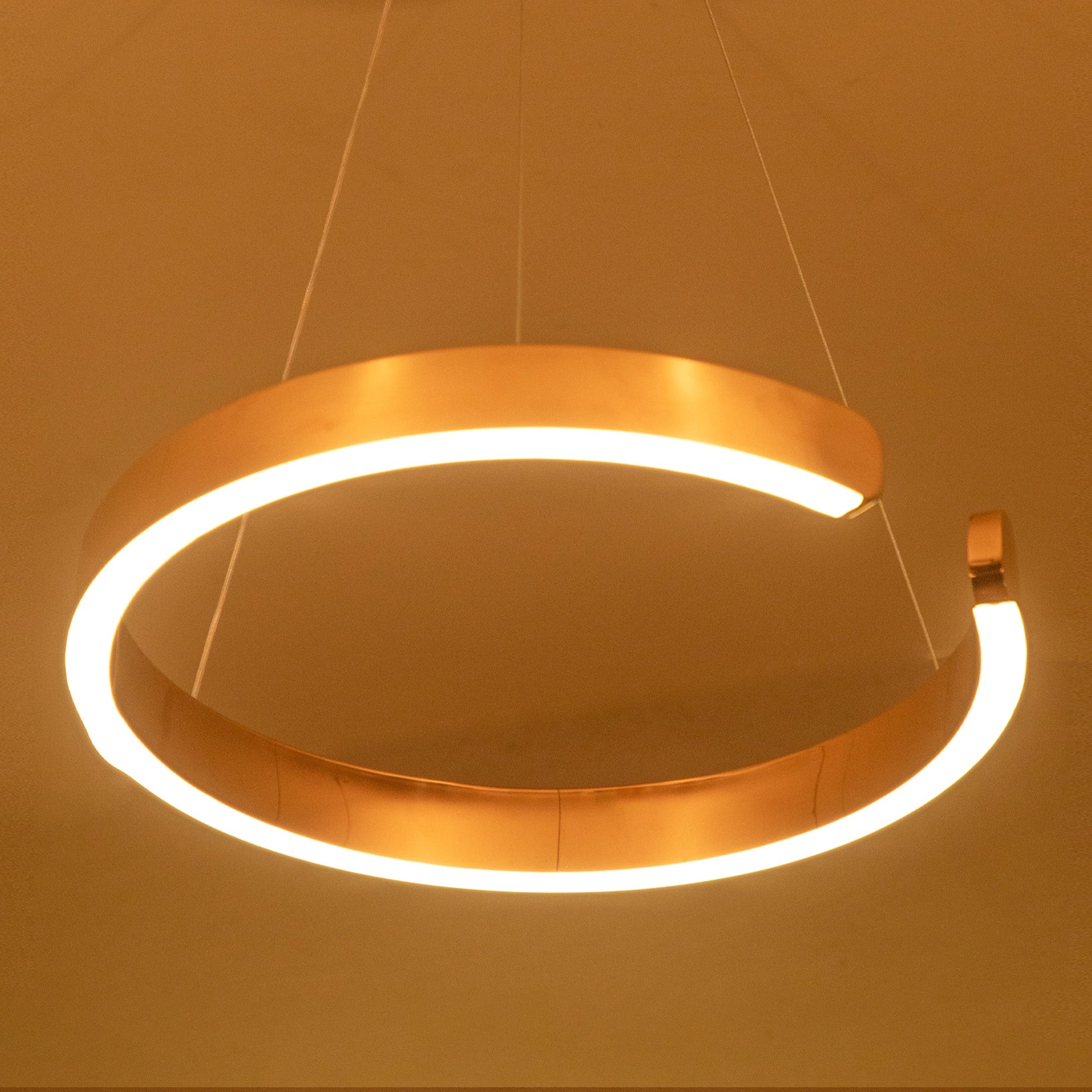 Shop C Shape 400mm RoseGold LED Chandelier online